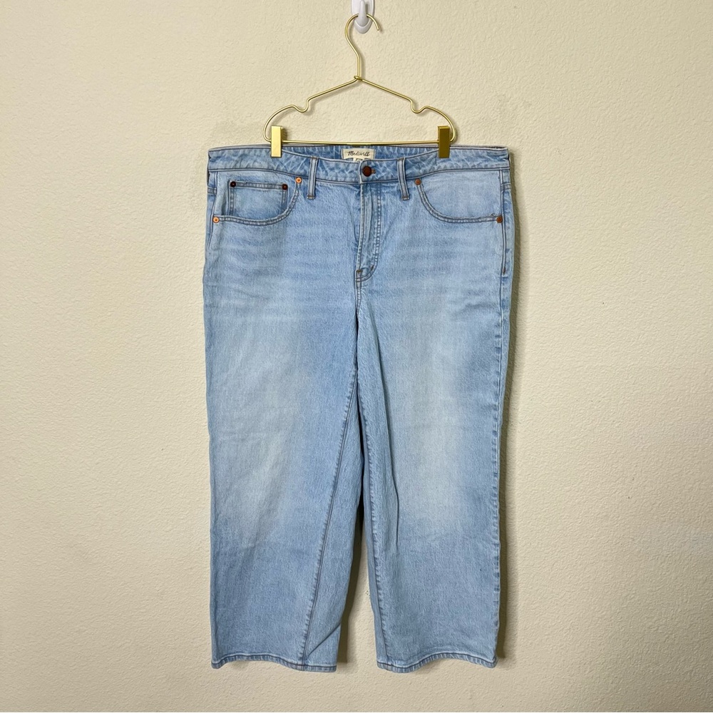 Madewell Light Wash Wide-Leg Jeans - Picture 2 of 7